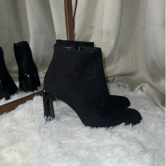 Donna Karan Fabric Ankle Boots - Picture 8 of 10